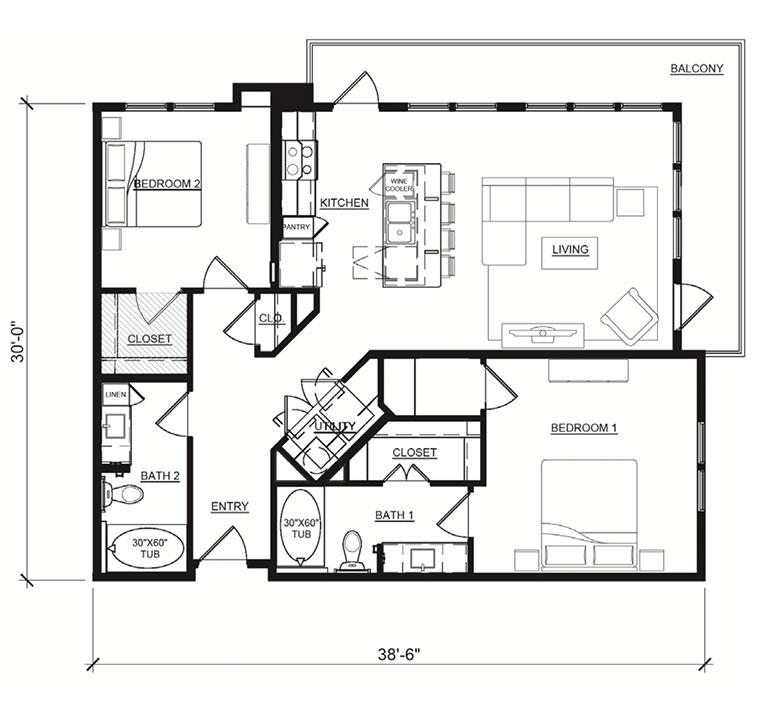 Floorplan Primrose  | B1