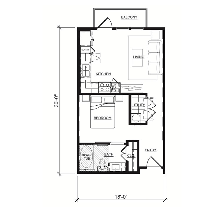Floorplan Rose  | E1